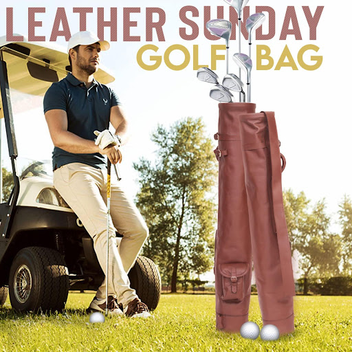 leather sunday golf bags